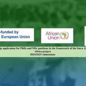 Call for scholarship application for PhDs and MSc positions in the framework of the Intra Africa INTERACT-   Africa project  2024/2025 Admissions
